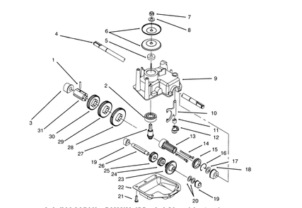Part Location Diagram of 60-8730 Lawn Boy DISCONTINUED